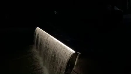 Cascata decorativa per piscina con fontana SPA montata a parete