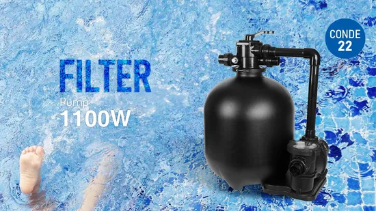 Filtro a sabbia per piscina Starmatrix Conde 22 con filtro a sabbia a pressione con luce UV