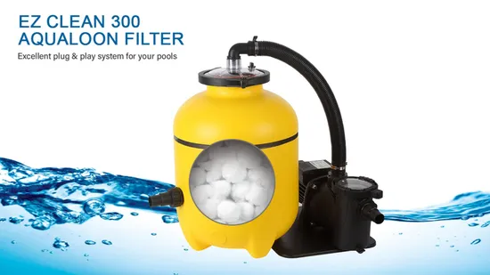 Pompa per piscina Starmatrix Ez 1735 da 450 W con forma a iniezione e pre-filtro