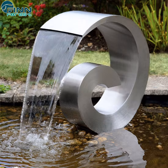 Fontana a cascata per piscina SPA in acciaio inossidabile all'ingrosso