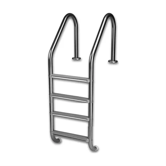 Tubi antiscivolo in acciaio inossidabile personalizzati per scaletta da piscina a 2, 3, 4 e 5 gradini