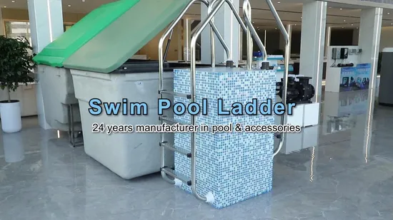 Attrezzatura per piscina Pikes Water Scala per piscina a 3 gradini in acciaio inossidabile 304/316