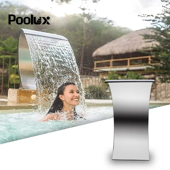 2023 316ss SPA Fountain Nozzle Stainless Steel Pool Fountains Outdoor Water Weir Waterfall 