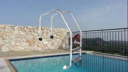 Scaletta per piscina con pedale in acciaio inossidabile o plastica a 2/3/4/5 gradini